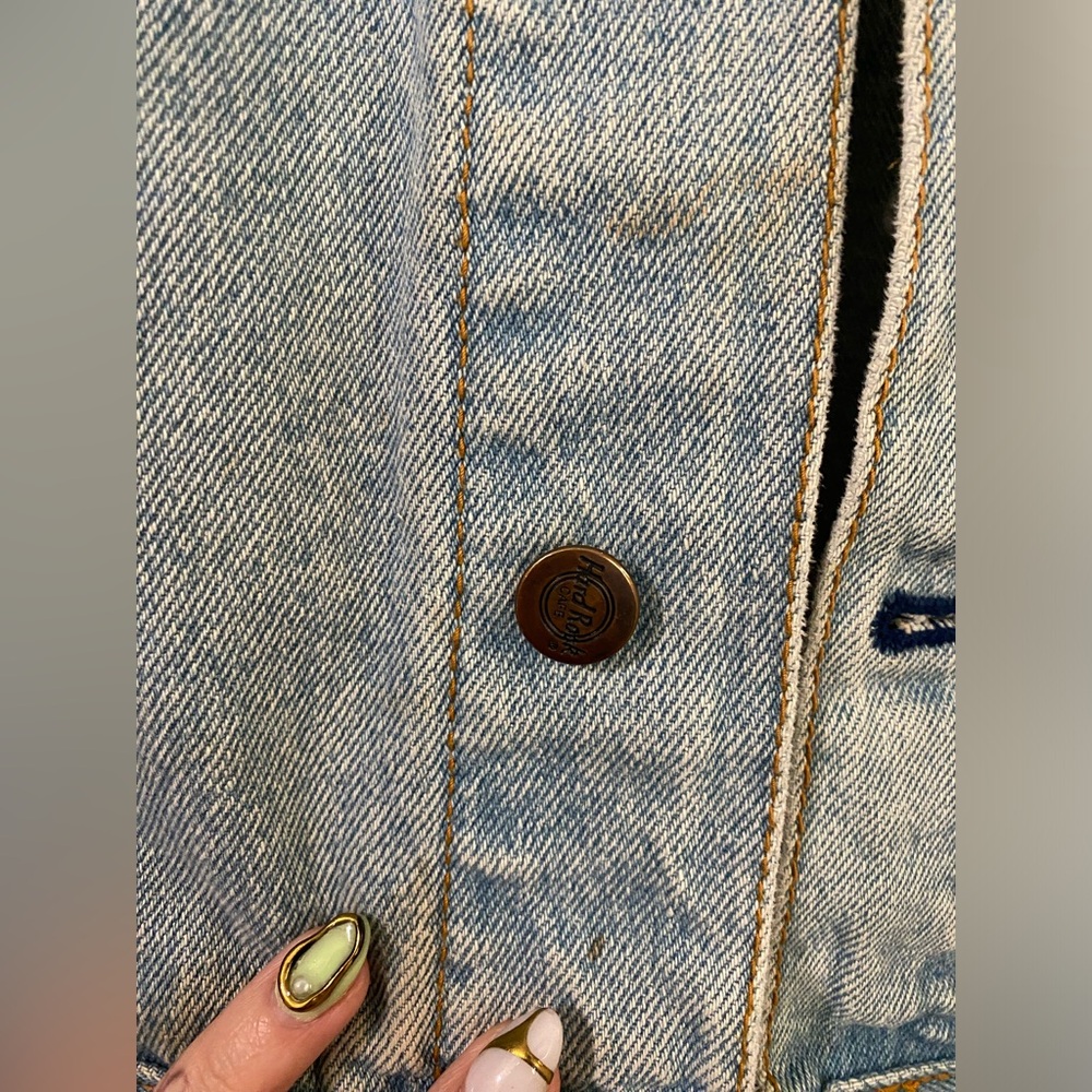 Vintage Hard Rock Cafe NY Denim Jacket - Picture 4 of 6
